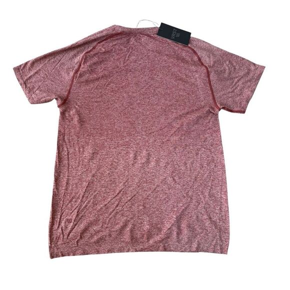 VRST Men's Circuit Seamless Short Sleeve Top in Desert Rust/Pure White Sz S NWT - Picture 5 of 10